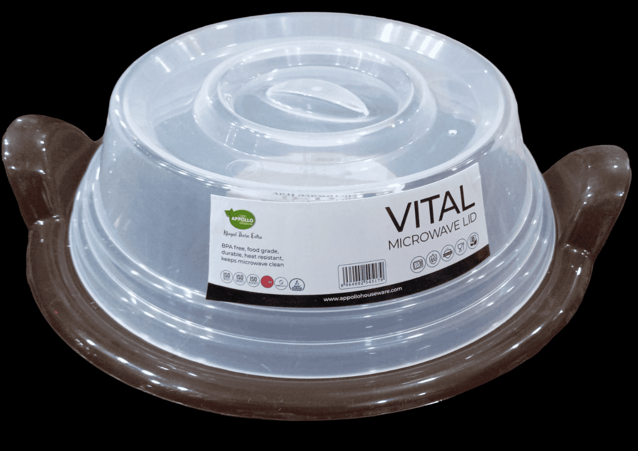 Vital Microwave Lid With Tray, Kitchen Cake Baking Bowl With Cover, Plastic Oven Food Cover, Microwave Plate Cover Vital Microwave Lid With Tray, Kitchen Cake Baking Bowl With Cover, Plastic Oven Food Cover, Microwave Plate Cover